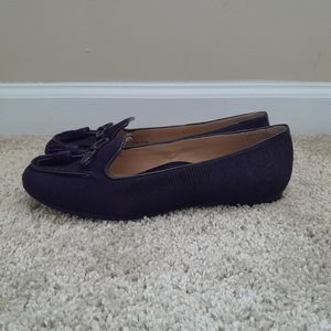 Nurture Gabbey loafers purple bowtie women's 6.5M